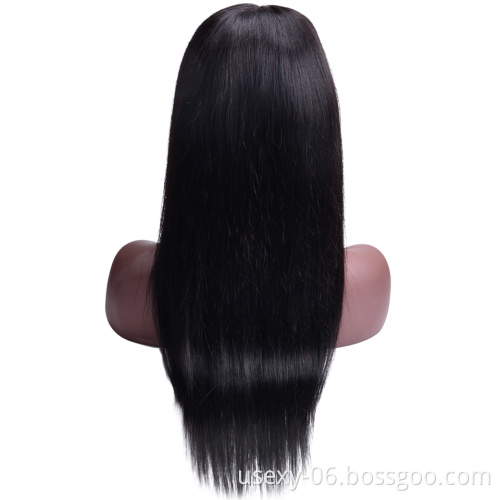 Wholesale Grade 10A Raw Mongolian Human Hair Wig Virgin Cuticle Aligned Hair Wigs Swiiss Lace Closure Wig For Black Women
